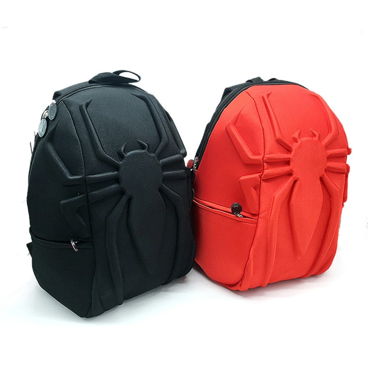 Wholesale Fashion Spider-Shaped Three-Dimensional Travel Backpack Superhero Kids Student School Bag