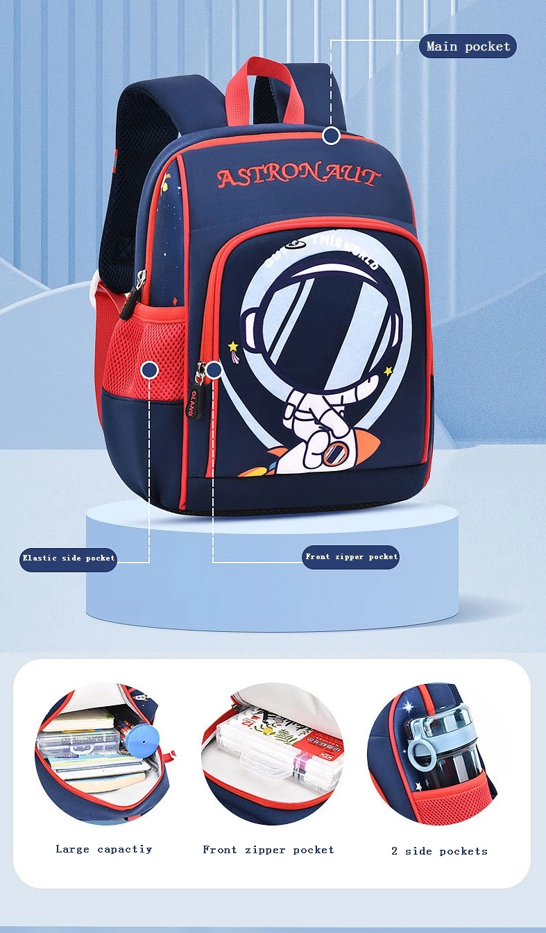 OEM/ODM Brand Good Price Astronaut Kids School Bag Anti-Lost Outdoor Play Child Backpack