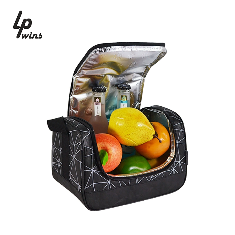 Female Oxford Portable Insulation Thermal Lunch Bag Women Cloth Picnic Cooler Bag