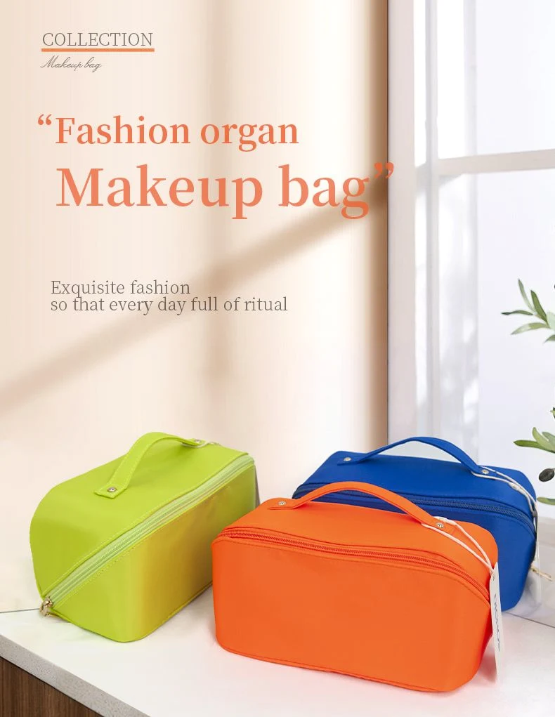 High Quality Fashion Large Capacity Portable Travel Waterproof Portable Pouch Cosmetic Bag