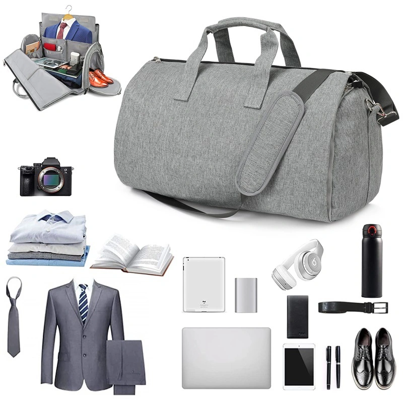 Customized Oxford Men Suit Cloth Folding Business Travel Luggage Bag