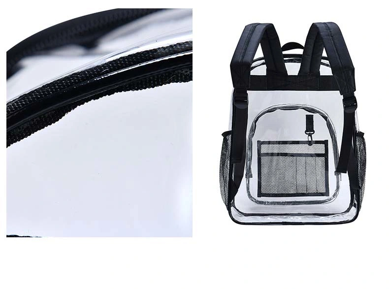 Clear PVC Backpack Waterproof School Transparent Bookbags Children Schoolbag