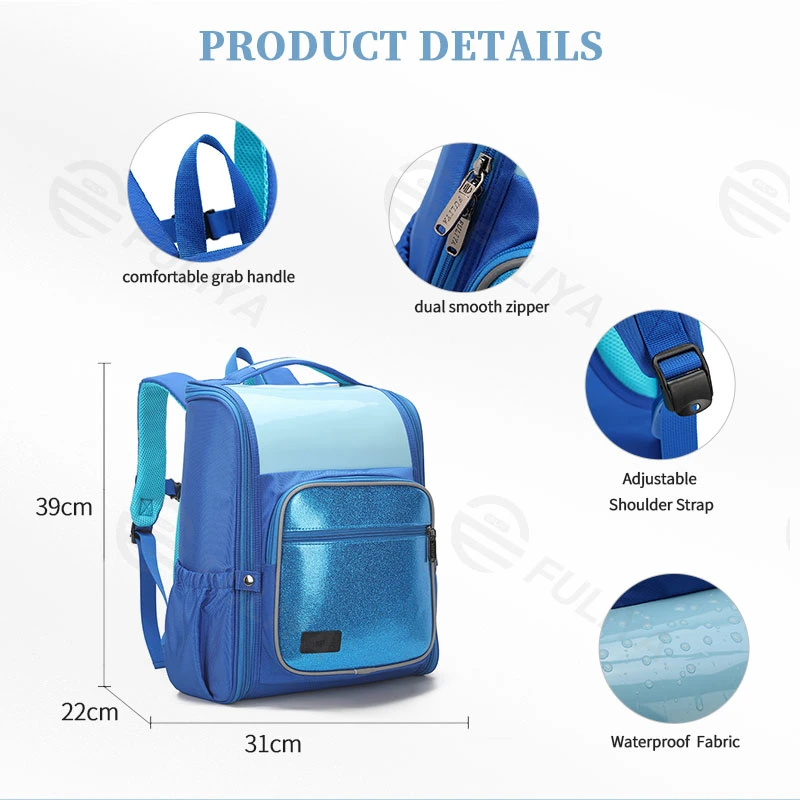 High Quality Student Backpack for Childern Secondary School Bag Bookbag for Teenage