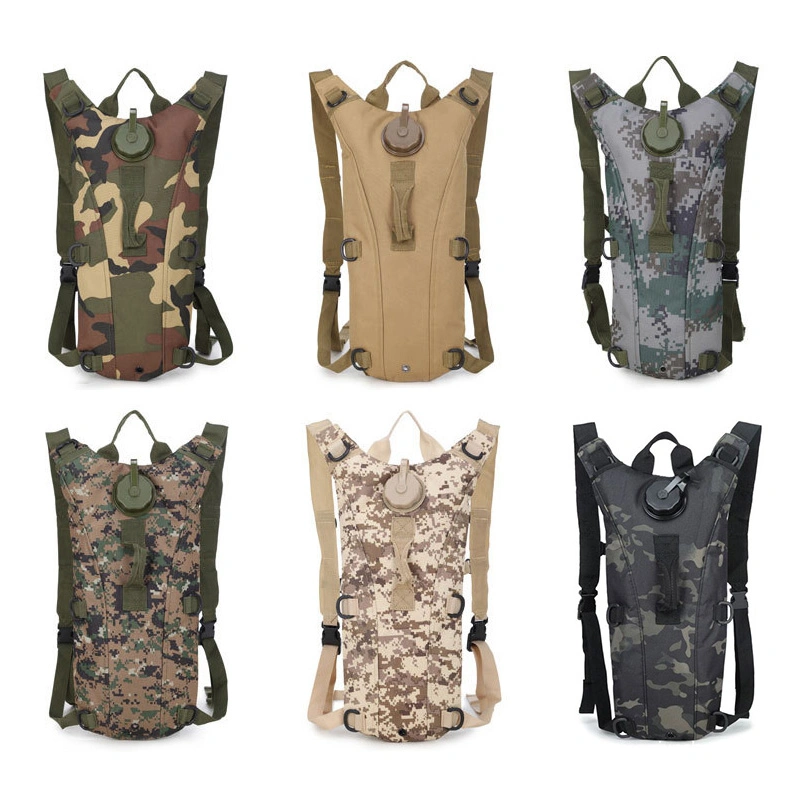 Camouflage Hydration Water Backpack 3L Bladder Sports Outdoor Water Bags Great for Hunting Climbing Running and Hiking