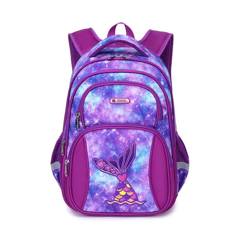 Custom Large Capacity School Bag Fashion Printed Waterproof Children Backpack