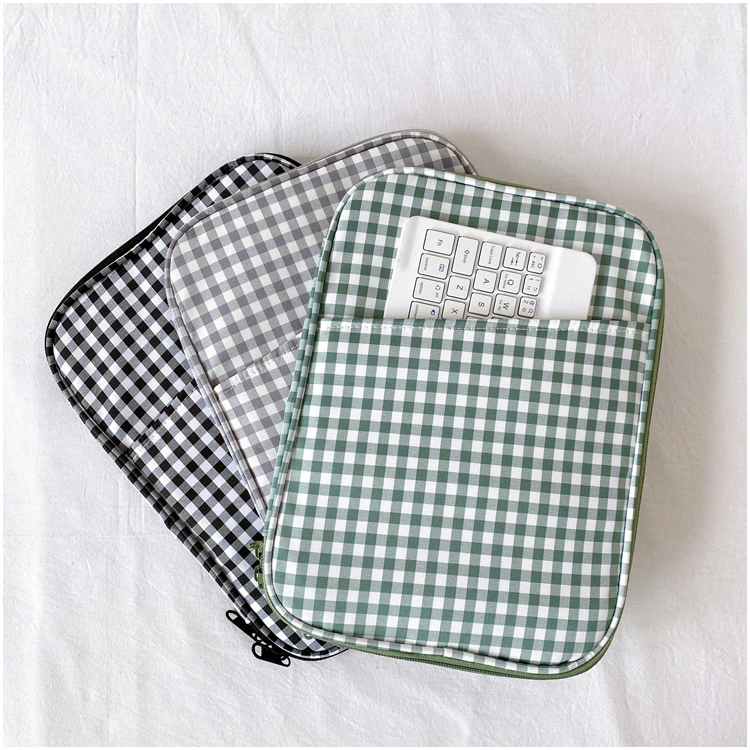 Wholesale Plaid iPad Computer Bag 13.2 Inch Tablet Protection Bag 15.6 Inch Notebook Storage Bag Inner Laptop Bag