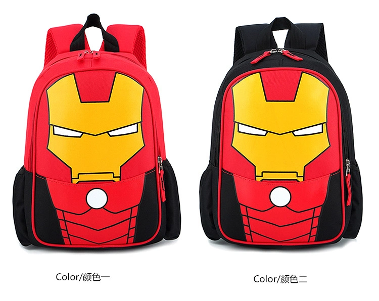 New Nylon Cute Baby Schoolbag Men&prime;s Spider Backpack Wholesale