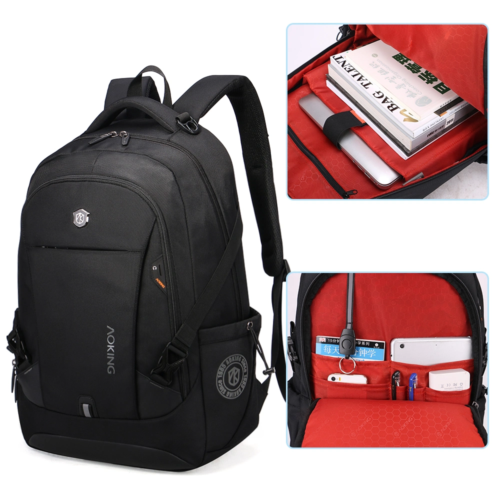 Top Quality Double Shoulder Business Travel Laptop Computer Notebook Backpack Pack Bag (CY9935)