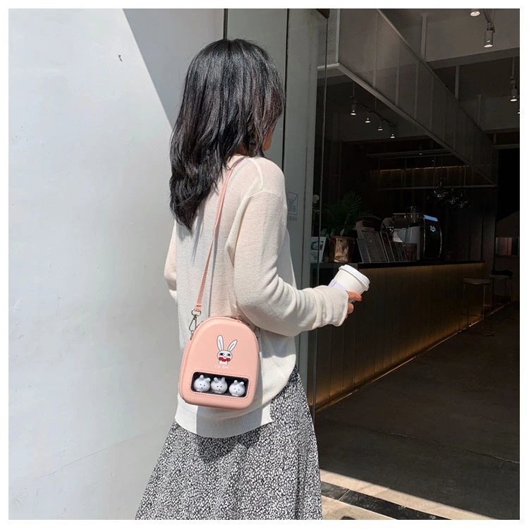 Cartoon Backpack Girl Cute Personality Girl Doodle Backpack Summer Leisure