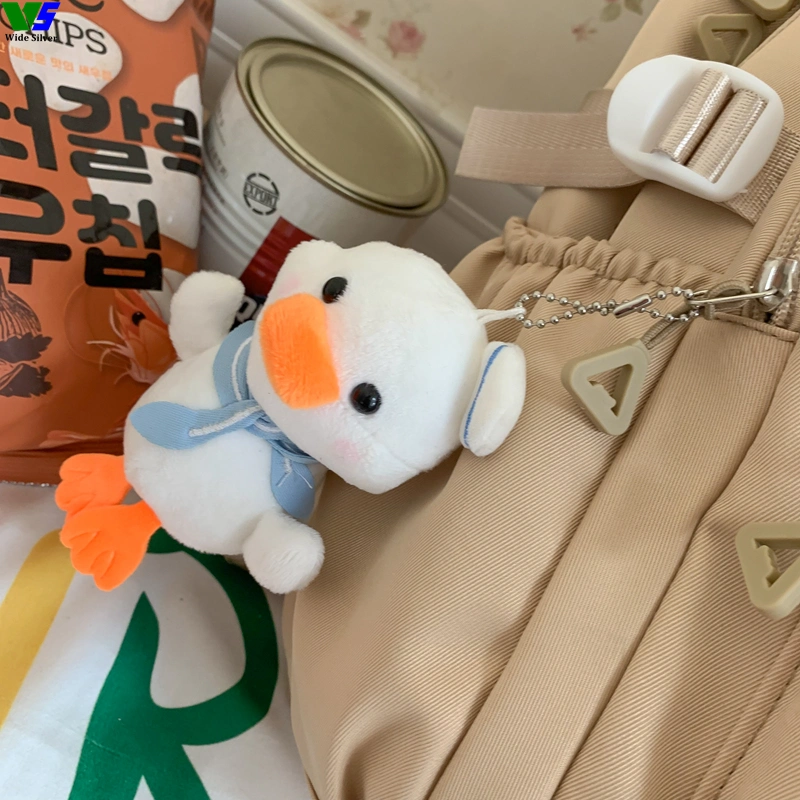 Wide Silver Brand New Backpack with Plush Toy Cheap for Sale in China