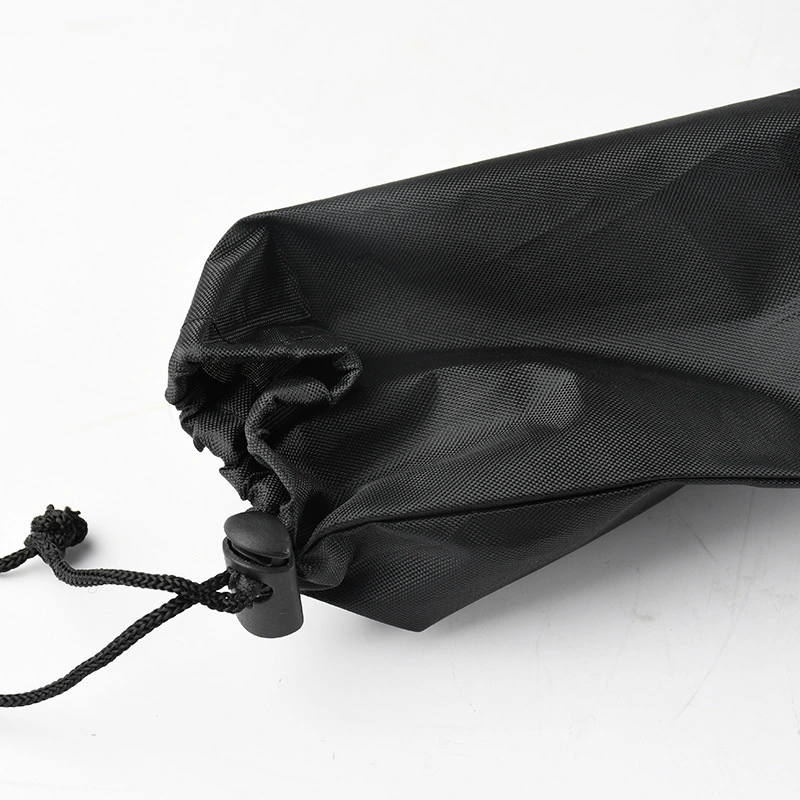 Drawstring Extended Black Polyester Drawstring Pocket Phone Triangle Holder Oxford Cloth Bag