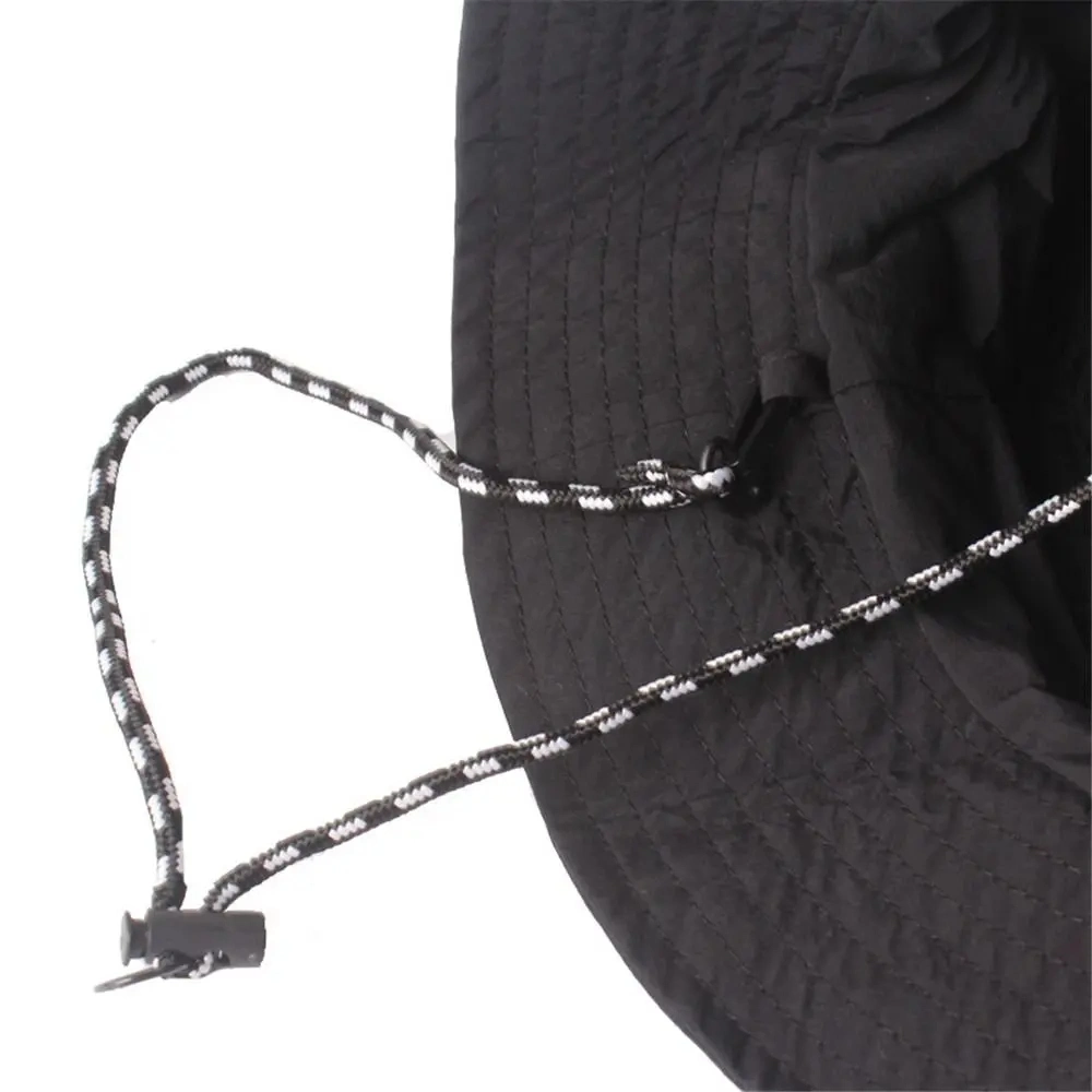 Unisex Foldable Waterproof Bucket Hat with Backpack Clip Quick Dry Sunshade for Outdoor Hats