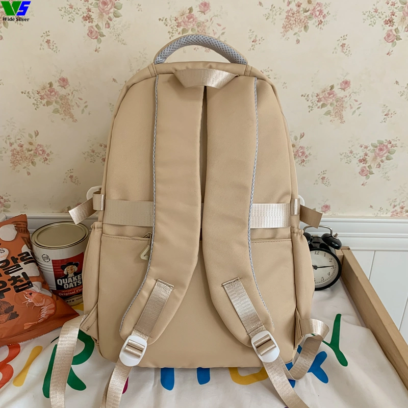 Wide Silver Brand New Backpack with Plush Toy Cheap for Sale in China