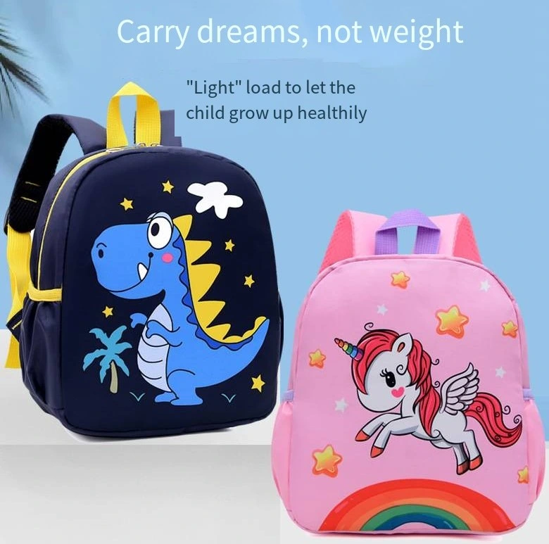 Kindergarten Backpack Unicorn Cartoon Cute Animal 1-5 Years Old School Backpack