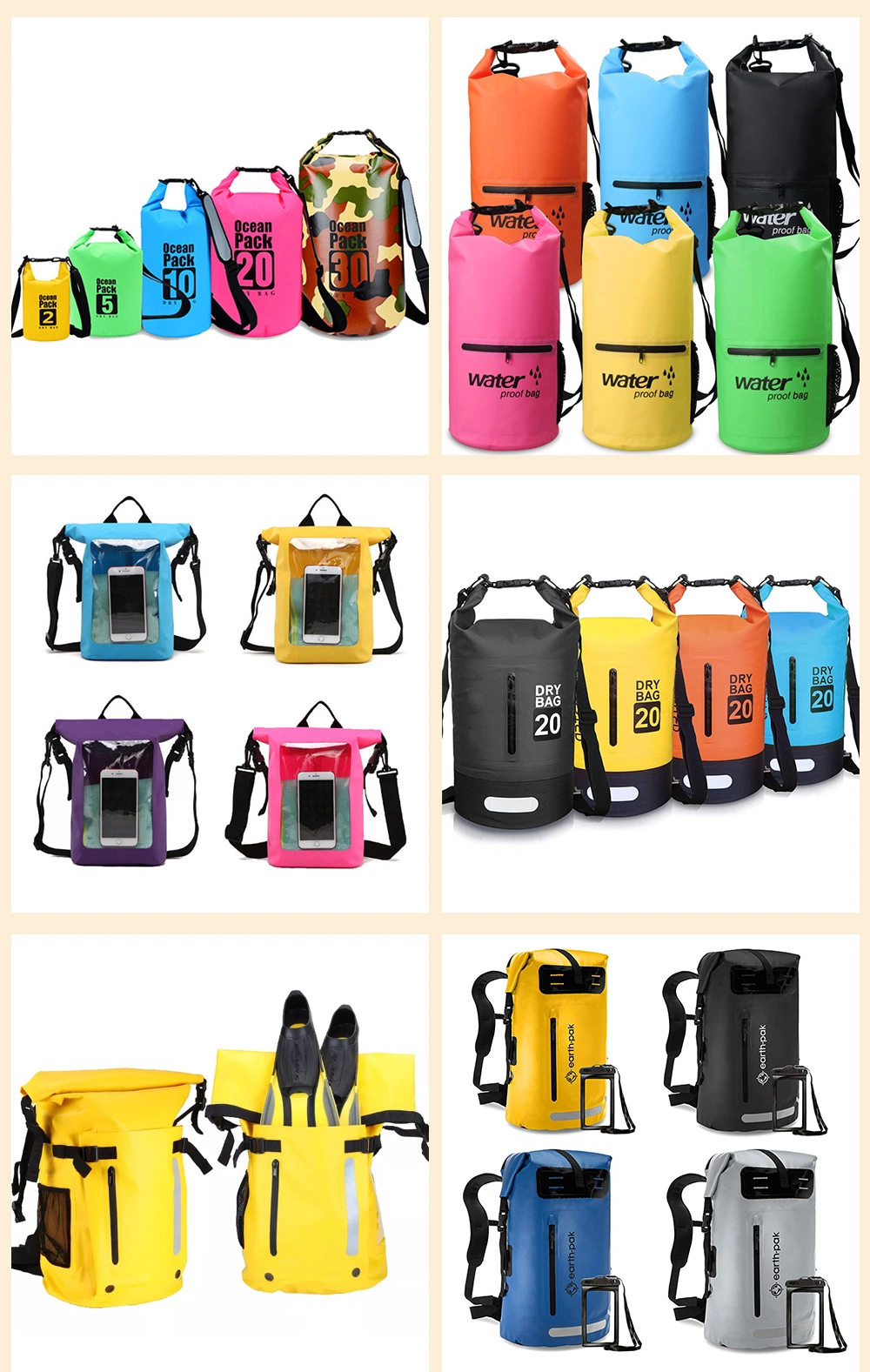 Outdoor Sports Double Shoulder Waterproof Laptop iPad Leisure Travel School Pack Bag Backpack