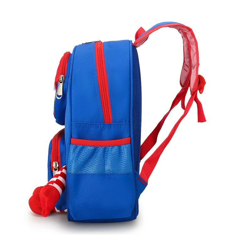 High Quality Large Storage Super Cool Hero Spiderman Schoolbag for Toddlers Aged 3-6