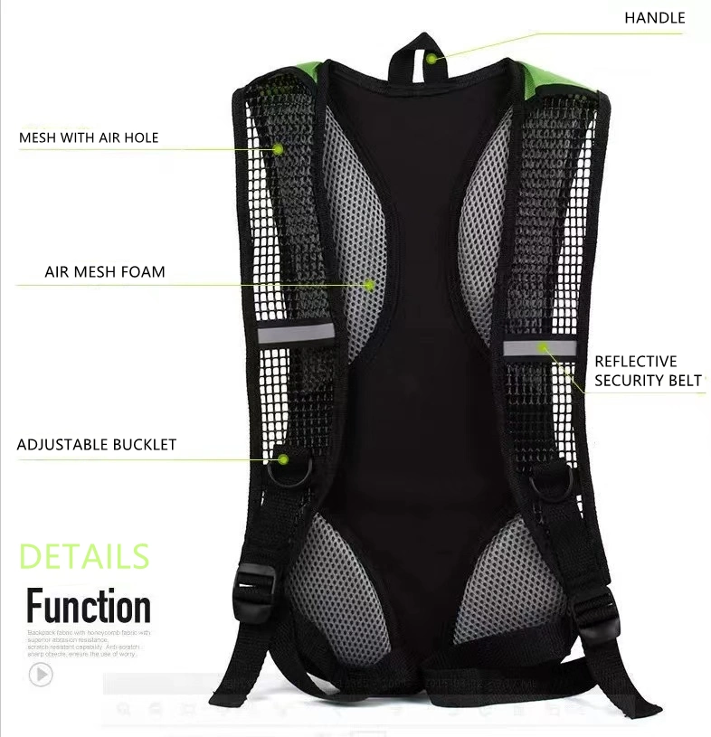 Customized Bicycle Sports Cycling Backpack Hydration Backpack Water Bag