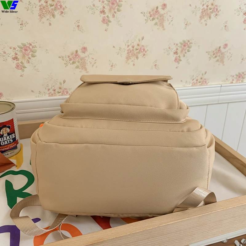 Wide Silver Brand New Backpack with Plush Toy Cheap for Sale in China