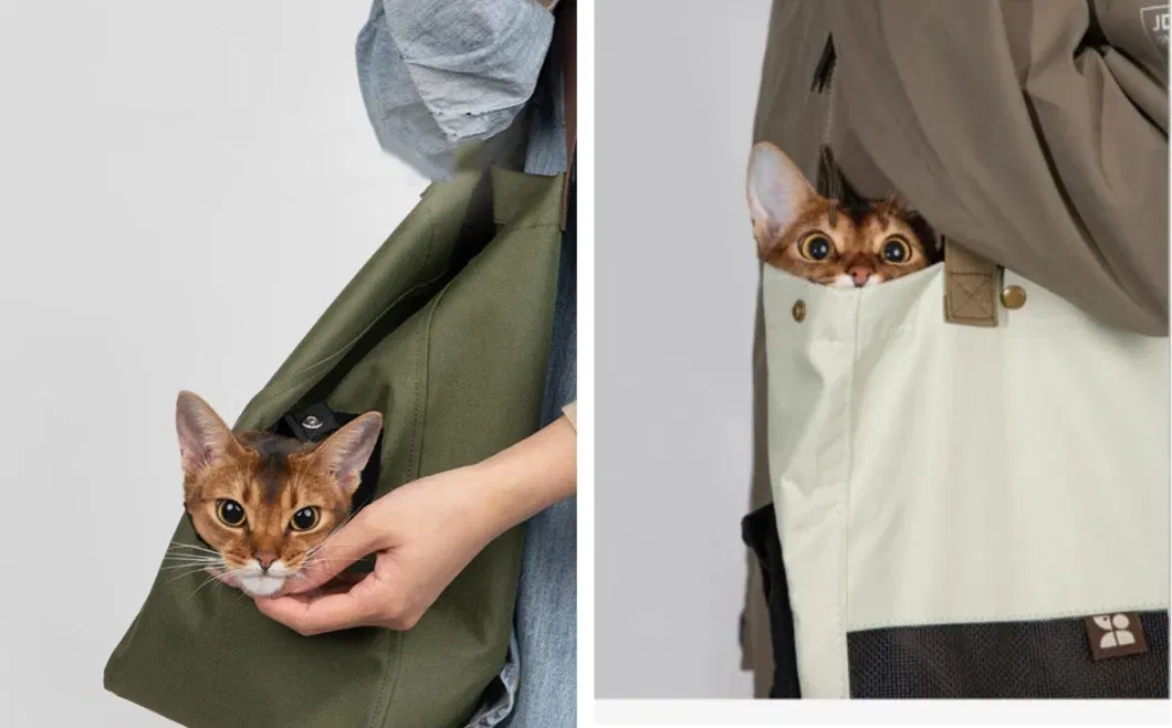 Big Capacity Breathable Waterproof Portable Pet Shoulder Bag Carrier Tote Bag for Cat Dog Outdoor