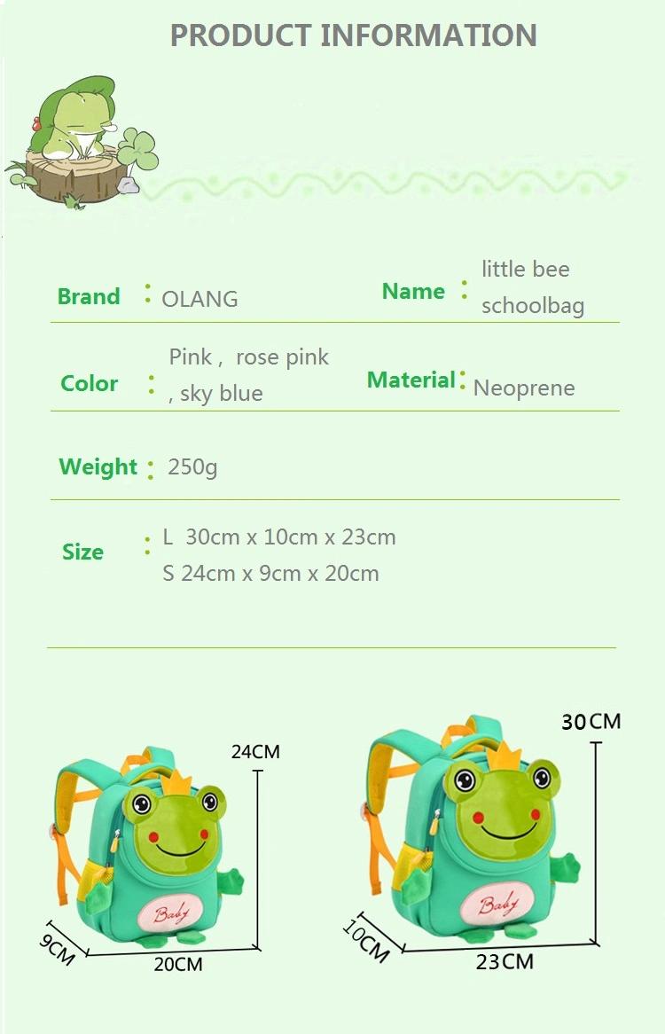 2022 3D Cartoon Kids Schoolbag High Quality Boys Girls Backpack All Open Design School Backpack