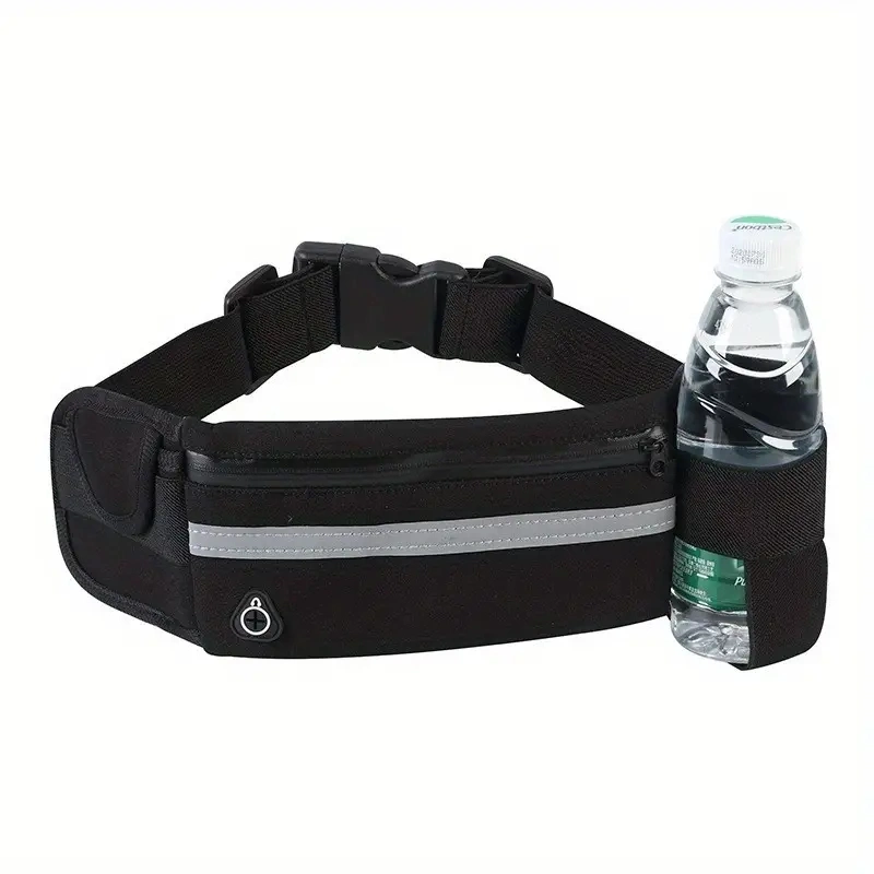 Hydration Running Belt with Phone Pocket - Unisex Sports Fanny Pack Bag for Running and Outdoor Activities