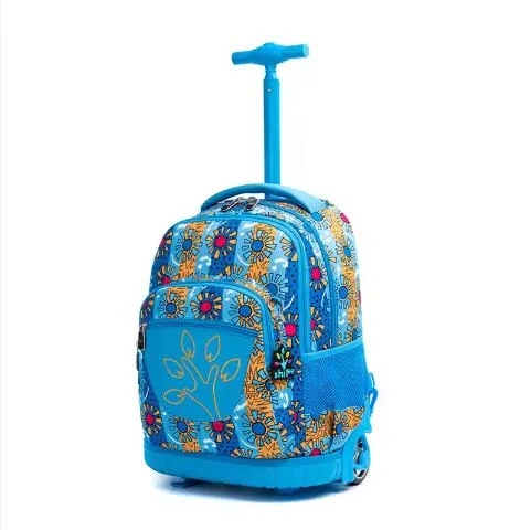 Professional Kids Backpack with Wheeled School Bag Children School Trolley Bag