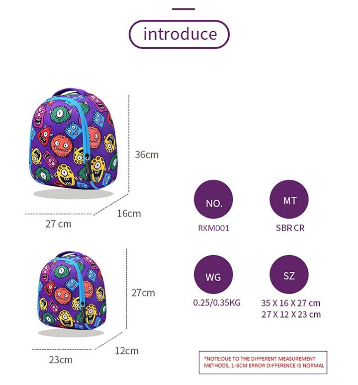 Cartoon Children&prime;s Kids Backpack School Bag Spider Man Baby Lovely Backpack Bag