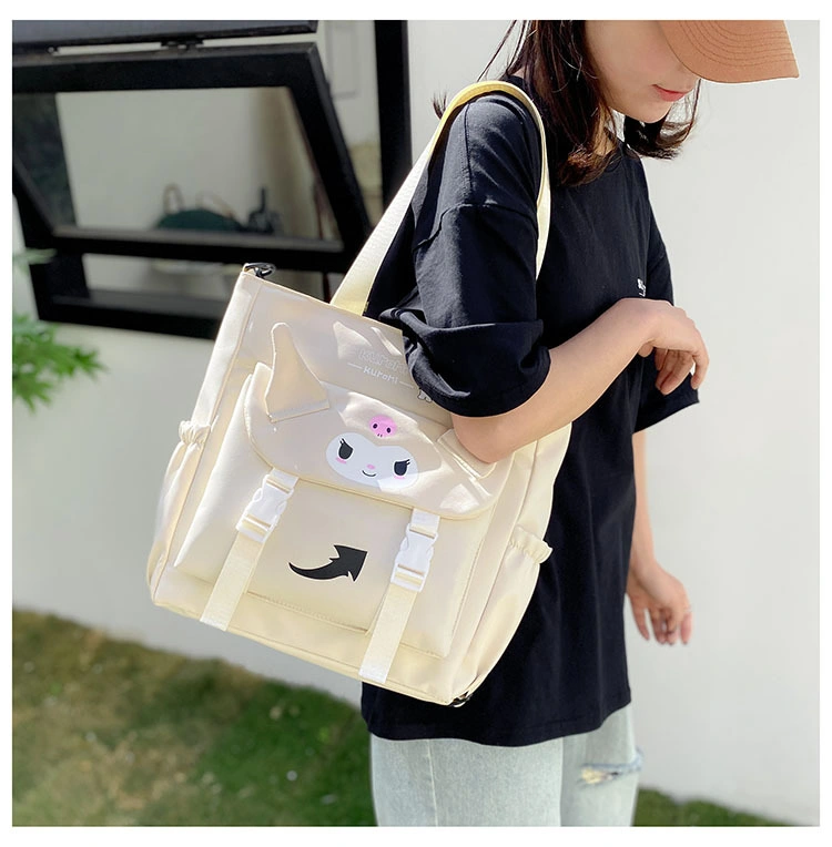 Simple One Shoulder Handbag Small Fresh Versatile Bag Fashion College Student Classroom Study Bag Oxford Cloth Bag Women&prime;s Bag