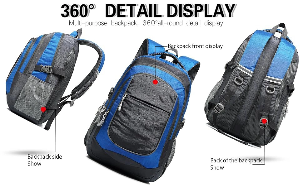 Outdoor Hiking Camping Large Capacity Travel Laptop School Backpack Bag Bpt095