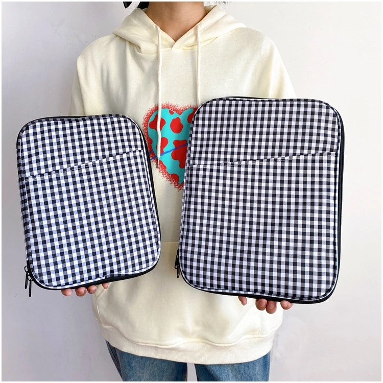 Wholesale Plaid iPad Computer Bag 13.2 Inch Tablet Protection Bag 15.6 Inch Notebook Storage Bag Inner Laptop Bag