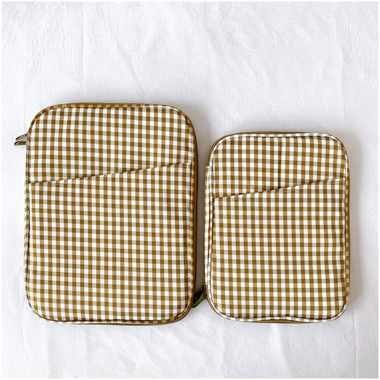 Wholesale Plaid iPad Computer Bag 13.2 Inch Tablet Protection Bag 15.6 Inch Notebook Storage Bag Inner Laptop Bag