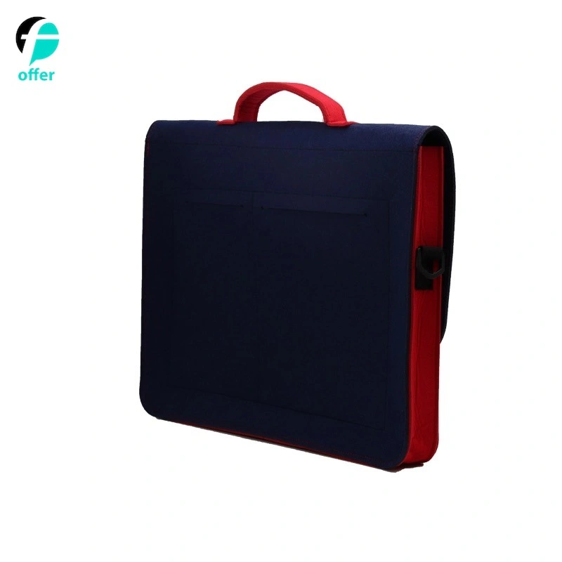 Colorful Design Wool Felt Laptop Bag for 13/14/15 Inch Notebook