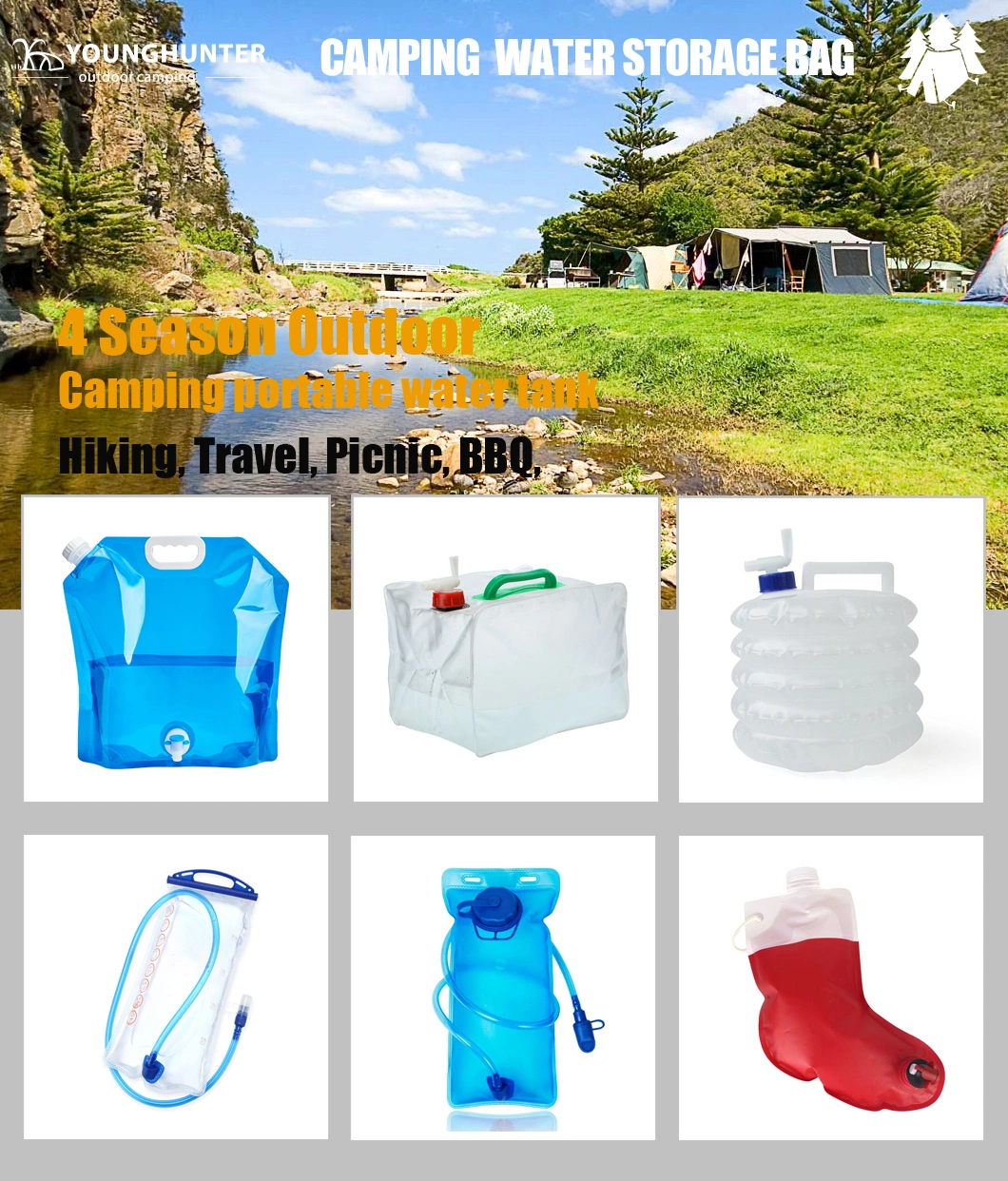 2L Sport TPU Water Reservoir Hydration Bag Bladder Vest Bag Tube Cleaning Kit Outdoor Cycling Running Backpack Water Bag