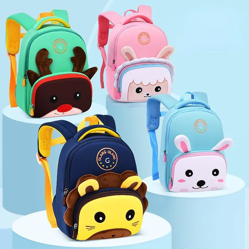 Hot Sale Cute Bag Anti-Lost Leashing School Backpack Children School Bags Kindergartener Animal Backpacks for Toddlers and Children