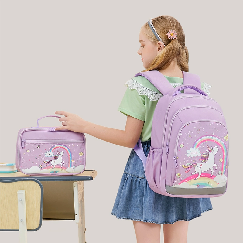 Backpack Recycled Waterproof Girls School Bag Set Kids Bagpack Children Rucksack Backpack