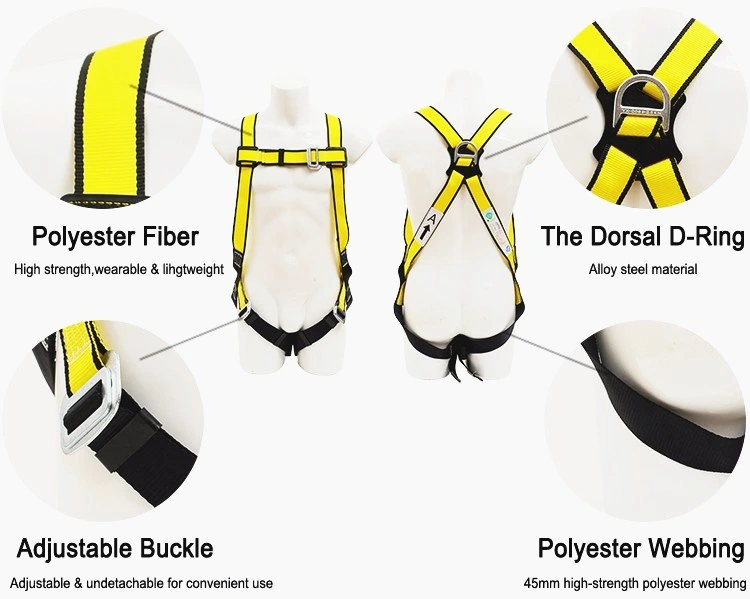 Spider Men Full Body Harness Protection Safety Lanyard Safety Harness