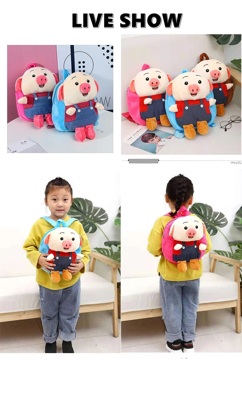 Bluey Backpack for Girls Boys Kindergarten Elementary School Plush with Adjustable Straps