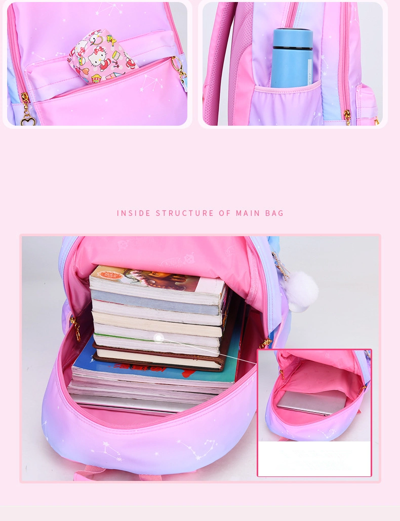 New Girl Backpack for School Backpacks Girls Nylon Orthopedic School Bags Children Primary Schoolbags Grade 1-6 Kids Mochila