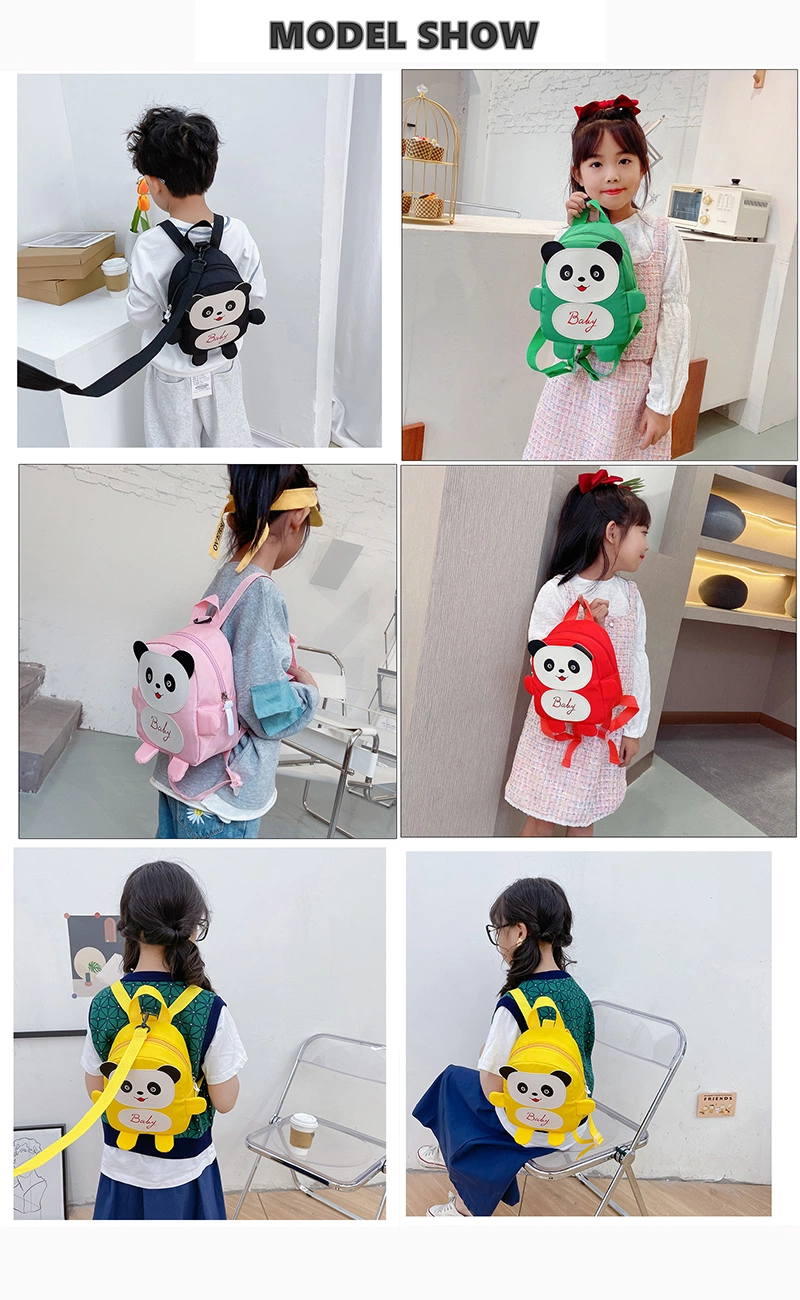 Anti Lost Design Child Carrier Hot Selling Panda Bear Backpack for Kids