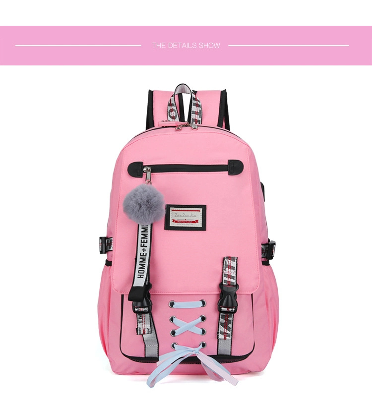 Women School Backpacks Anti Theft School Bags USB Charge Backpack for Teenagers Girls Boys Child Travel Bag Waterproof Bagpack