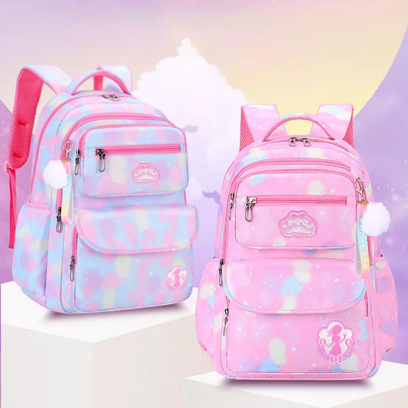 Waterproof New Design Girl Teenager Pretty Mermaid Cute Large Capacity Primary Middle School Backpack