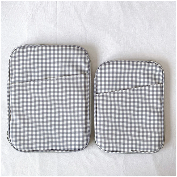 Wholesale Plaid iPad Computer Bag 13.2 Inch Tablet Protection Bag 15.6 Inch Notebook Storage Bag Inner Laptop Bag