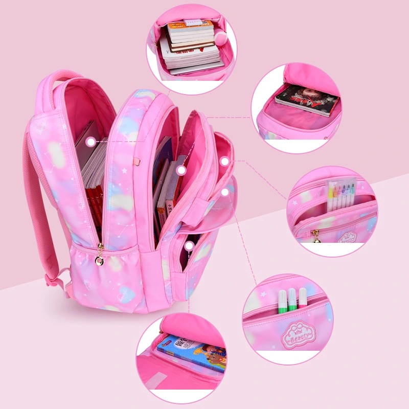 New Waterproof Large Capacity School Backpack for Children Pupils Girls