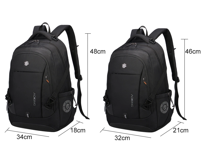 Top Quality Double Shoulder Business Travel Laptop Computer Notebook Backpack Pack Bag (CY9935)