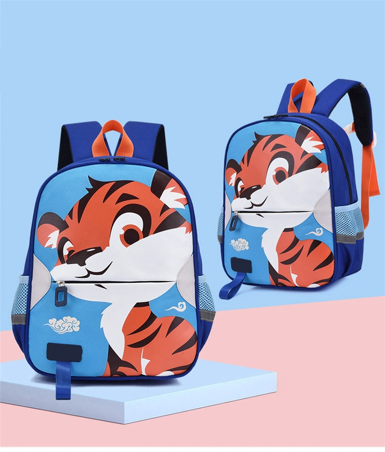 New Arrival Animal Cartoon Student Schoolbag Waterproof OEM Custom Logo Primary School Backpack for Boys