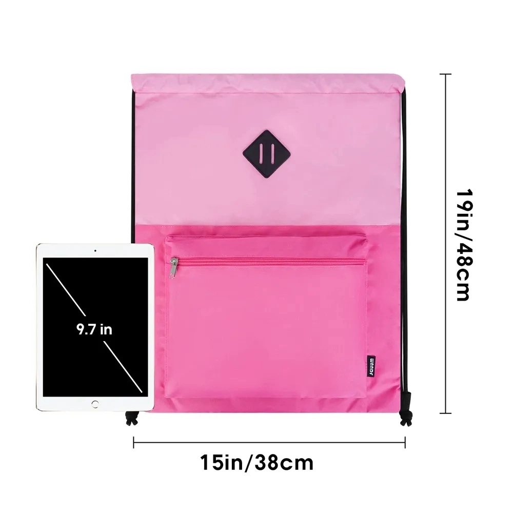 OEM ODM Foldable Backpack Sports Gym Bagpack with Wet Compartment Waterproof Women Men Draw String Bags