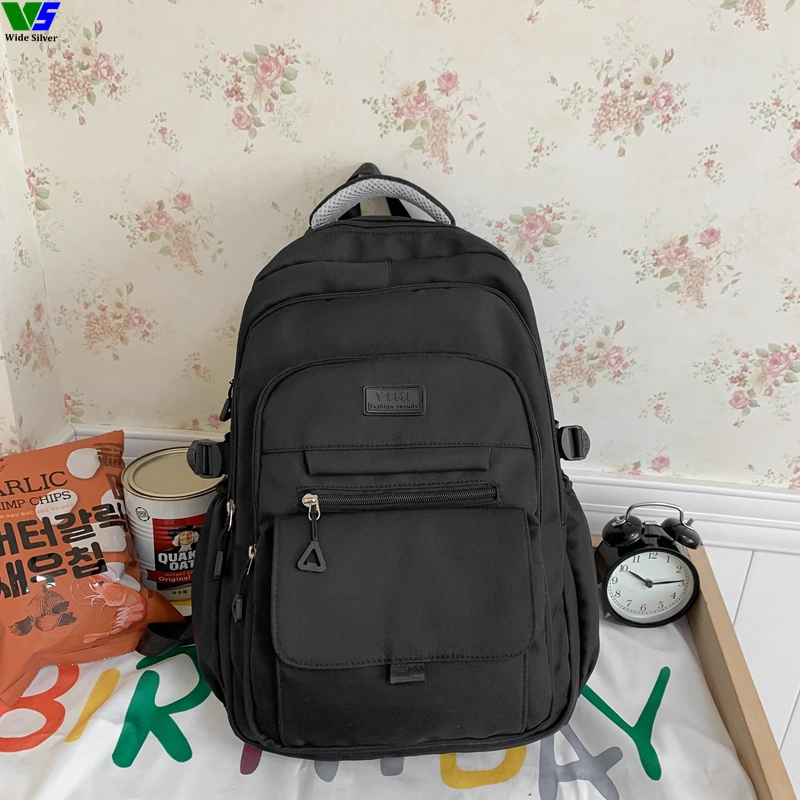 Wide Silver Brand New Backpack with Plush Toy Cheap for Sale in China