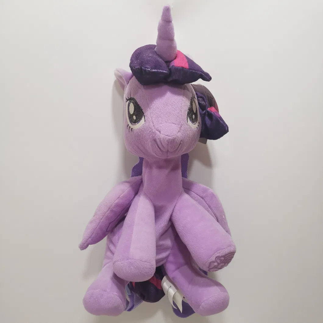 OEM Licensed Unicorn Plush Backpack for Kids Gift