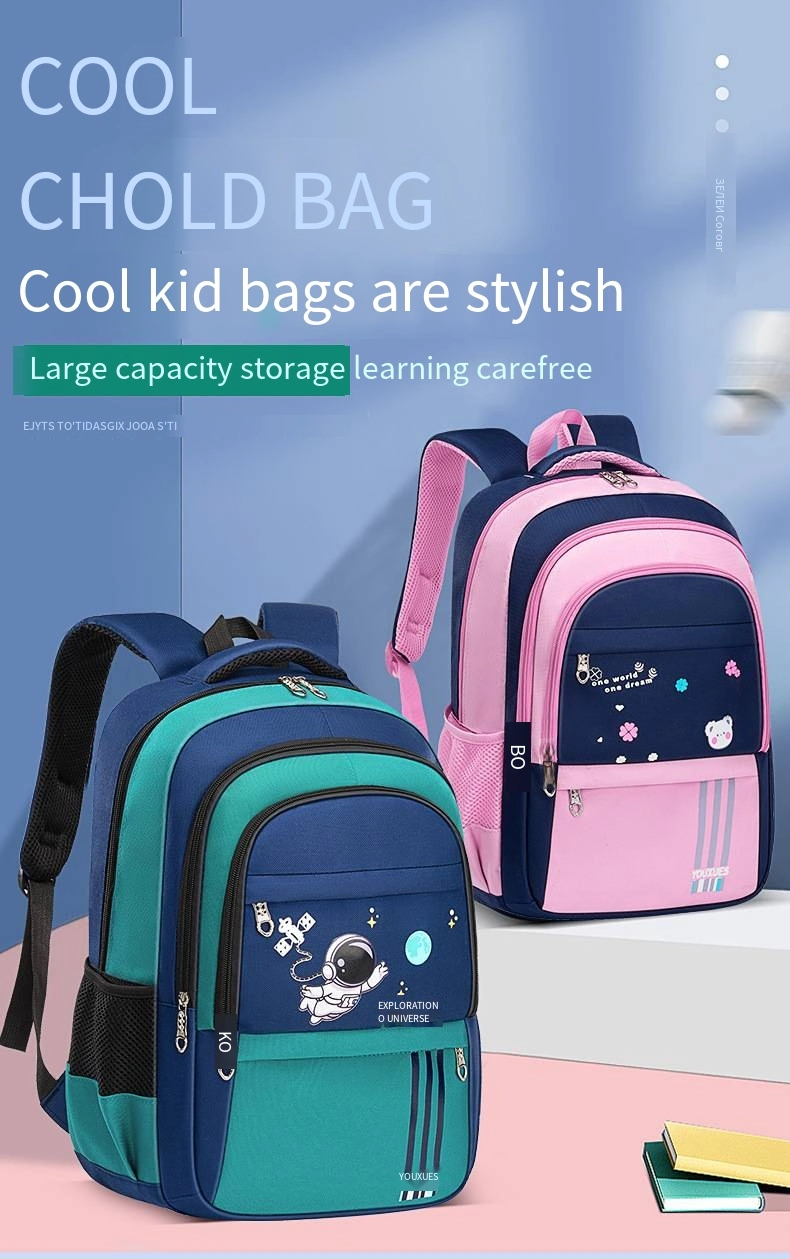 Schoolbag Male Primary School Students Large Capacity Boy Junior High School Children&prime;s Backpack