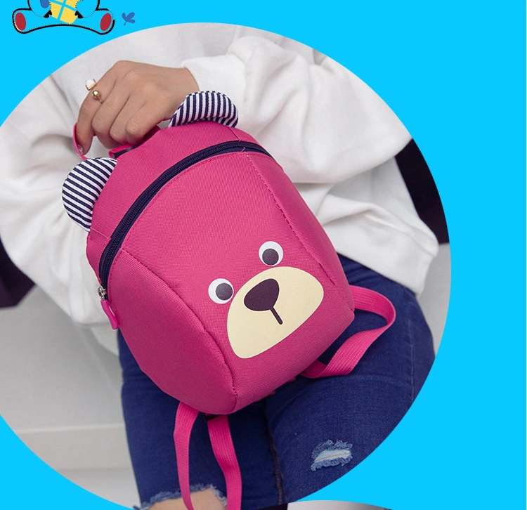 Anti-Lost Cute Cartoon Kindergarten School Children Shoulder Travel Backpack